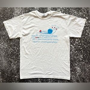Pepsi Youth Championships Bowling Tee Adult Size Medium